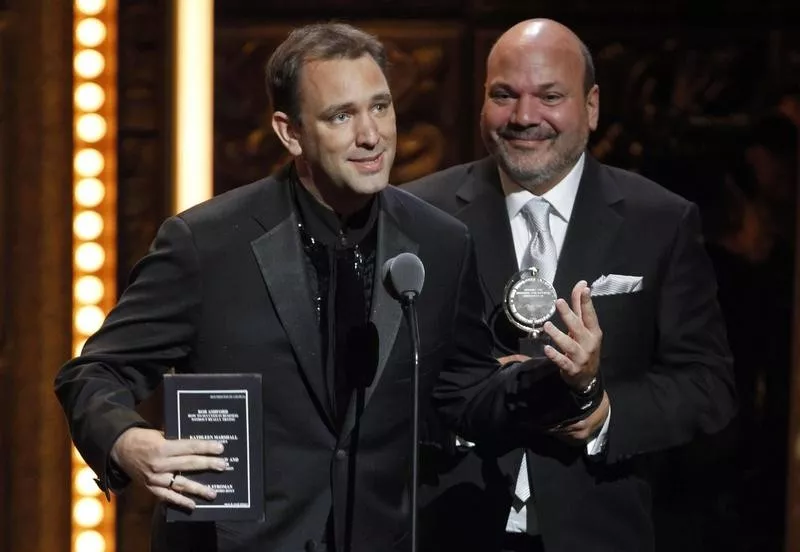 Trey Parker accepts Tony Award for 