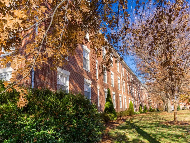 Hook, Brannock and Barney Halls at Elon University