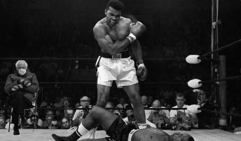 Bernie Sanders with Muhammad Ali