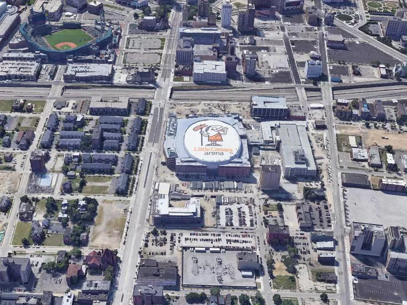 Little Caesars Arena district detroit