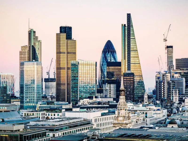 Skyscrapers in City of London