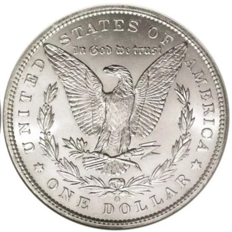 1897-O Morgan Silver Dollar back