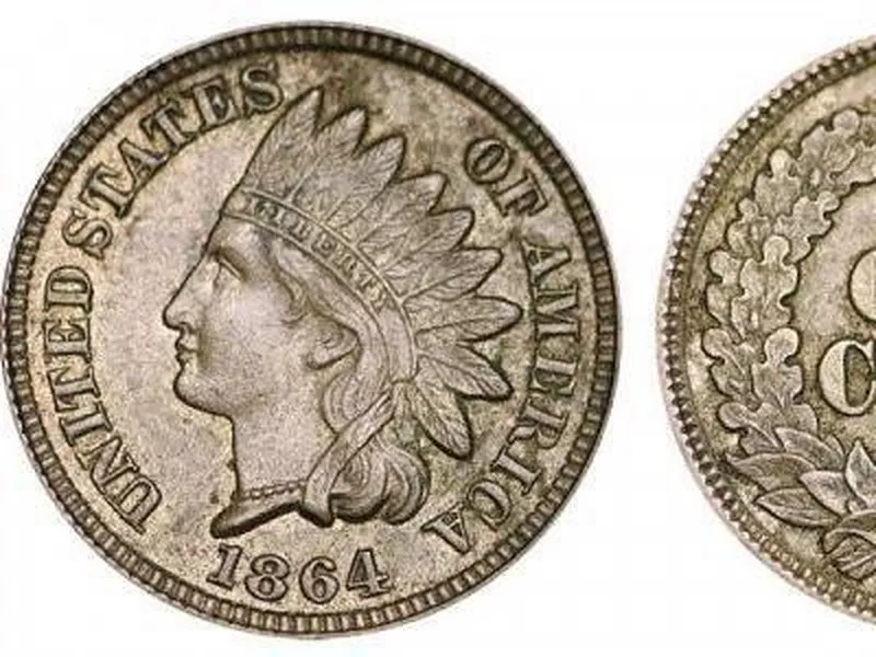 1864 Indian Head Cent