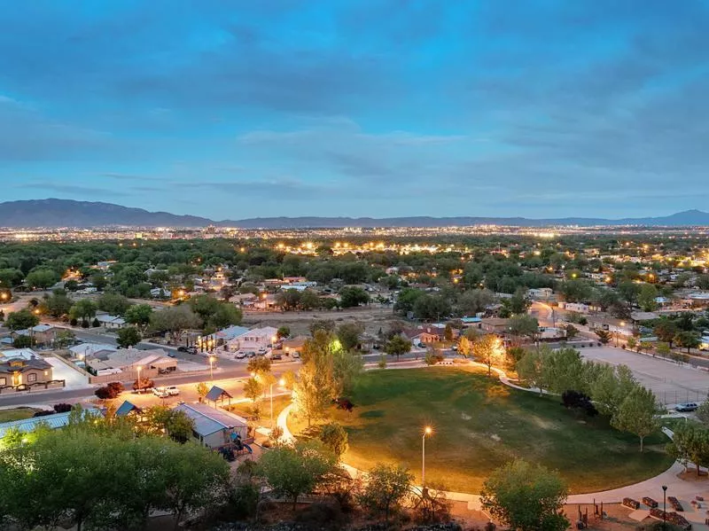 Albuquerque New Mexico at Night