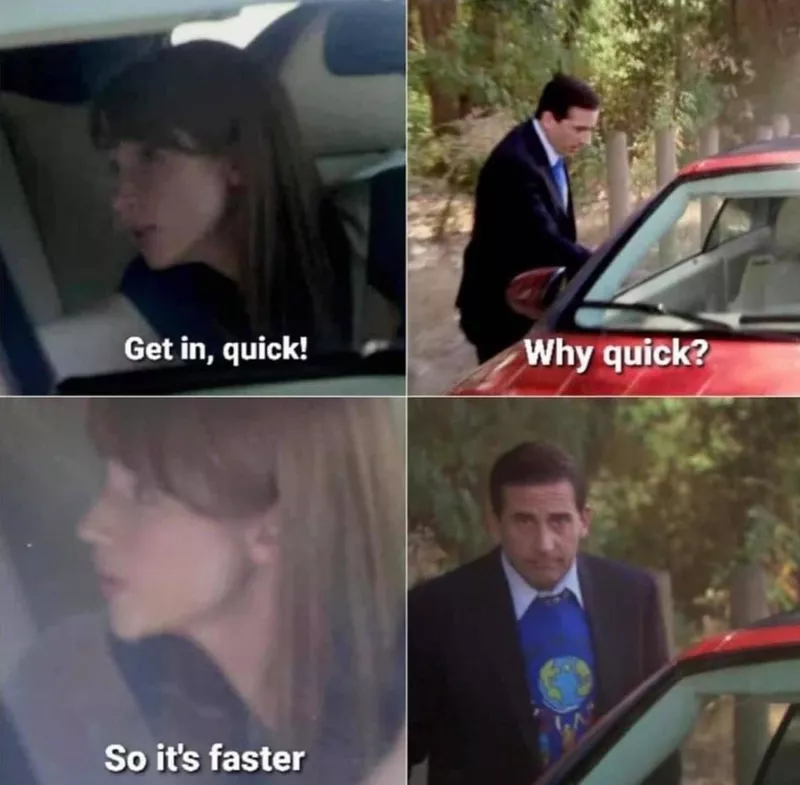 Michael Scott and Erin Hannon meme