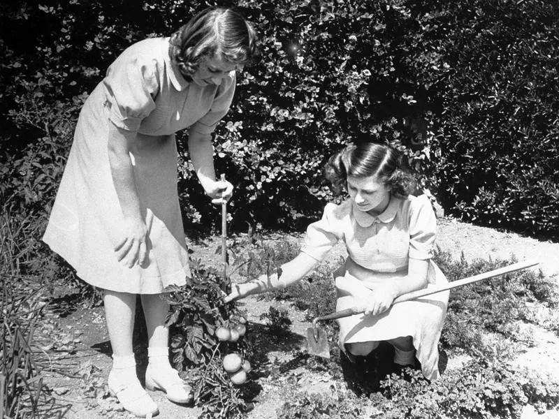 Princess Elizabeth and Princess Margaret