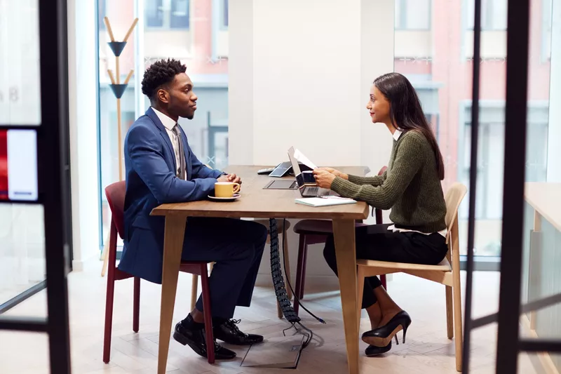 Meeting in the office