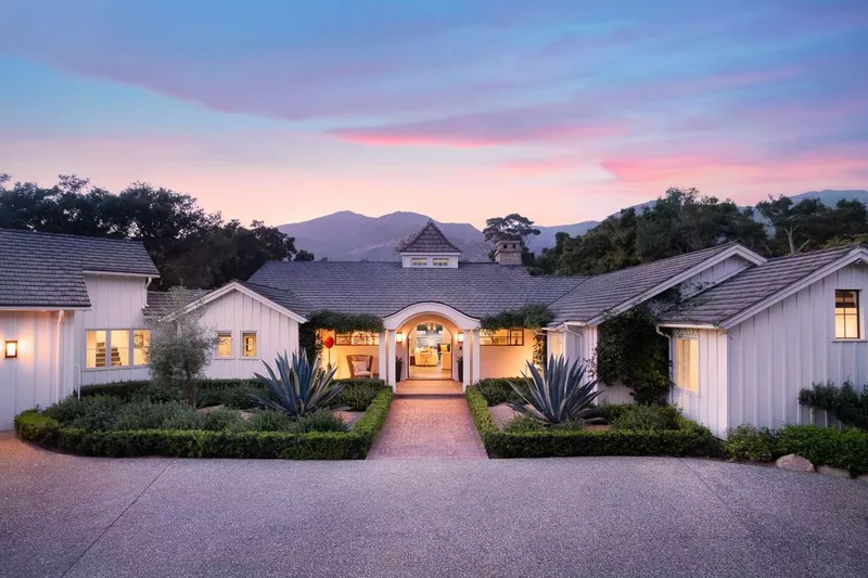 Meg Ryan's Montecito farmhouse