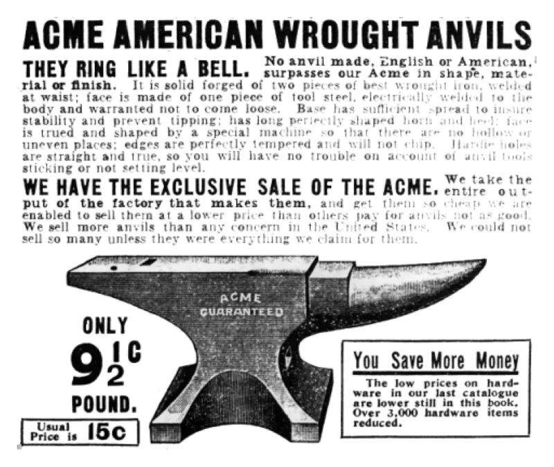 ACME anvil