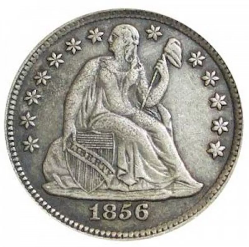 1856 S Seated Liberty Dime