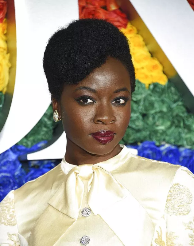 Danai Gurira dressed up at an event