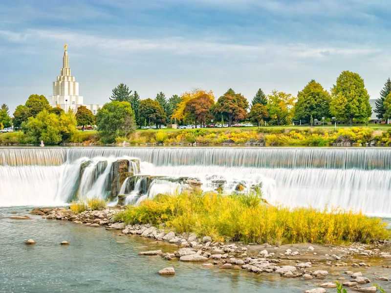 Idaho Falls waterfalls