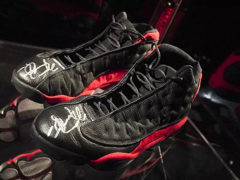 Michael Jordan game-worn Air Jordan XII from 1998 NBA Finals Game 2.