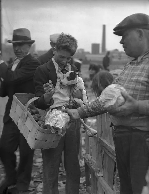 An early Great Depression bread line