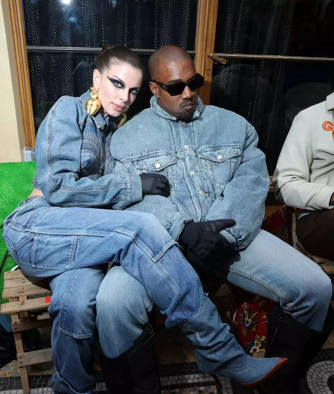 Ye and Julia Fox