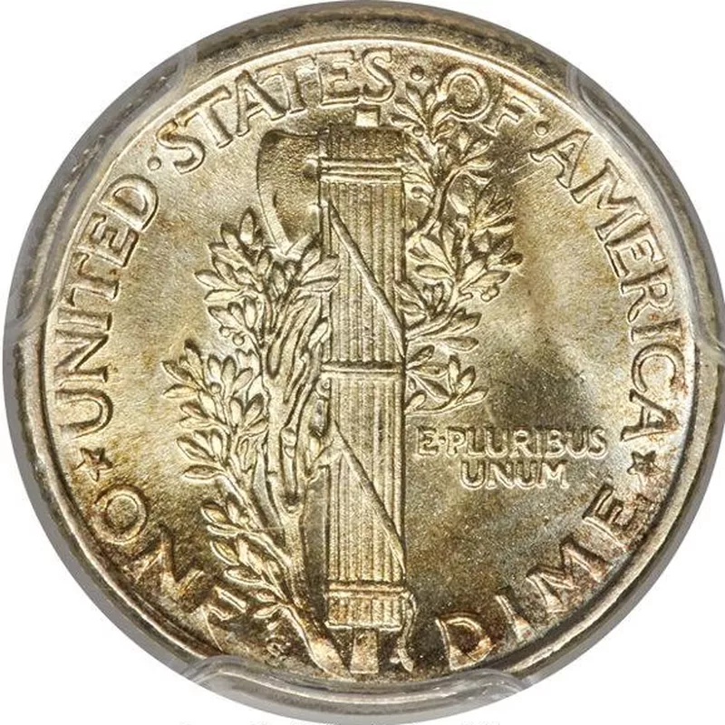 1918-S Mercury Dime with Full Band