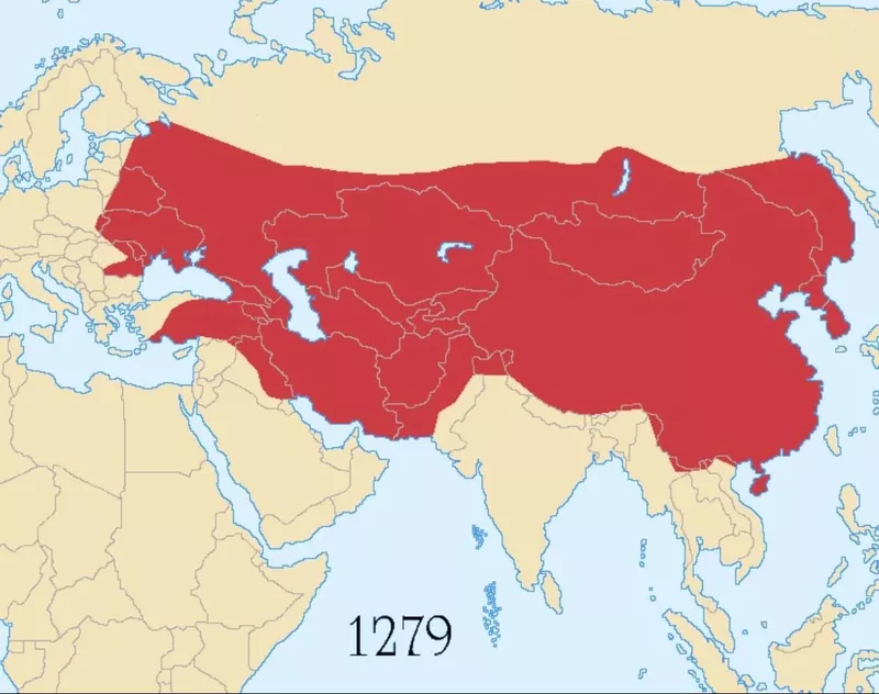 Map of the Mongol Empire