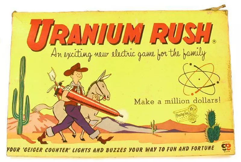 Uranium Rush, mining for uranium board game