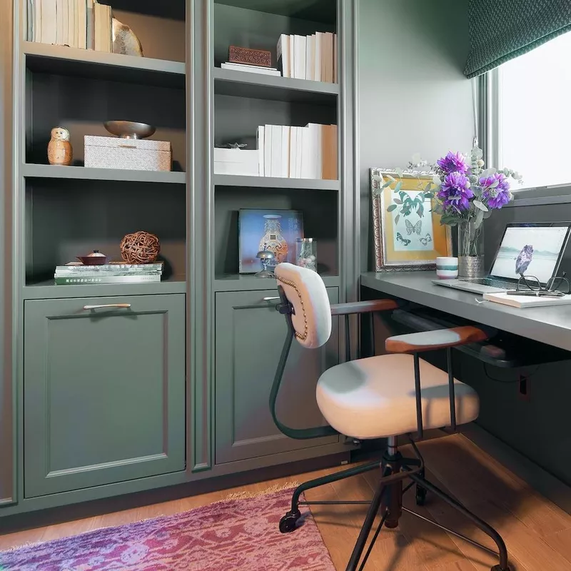 Cabinets in office