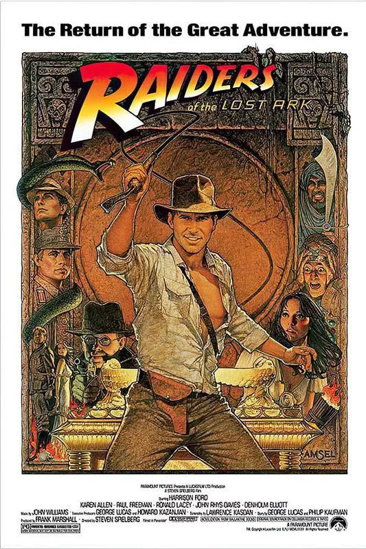 Raiders of the Lost Ark movie poster