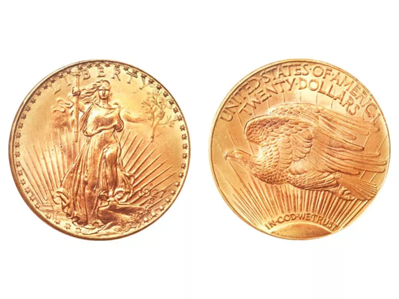 1927-D Saint-Gaudens Double Eagle