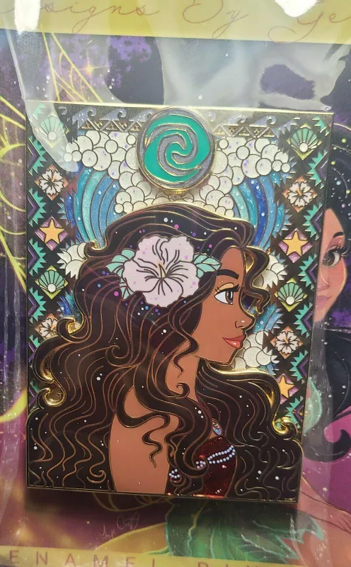 Designsbygenn Disney Moana Profile Pin