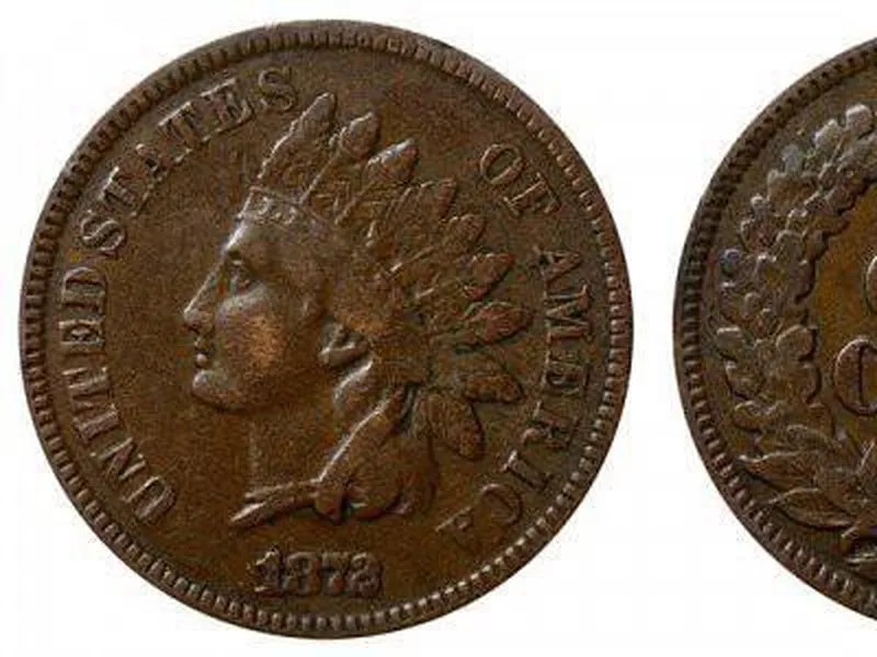 1872 Indian Head Penny