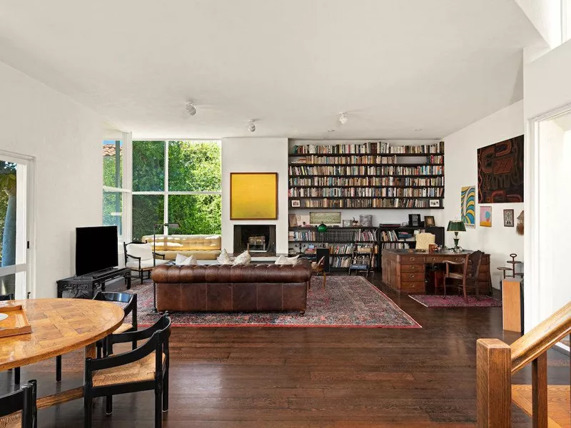 Living Room on Cliffside Drive in Malibu