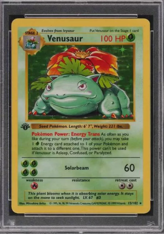 1st Edition Shadowless Holo Venusaur