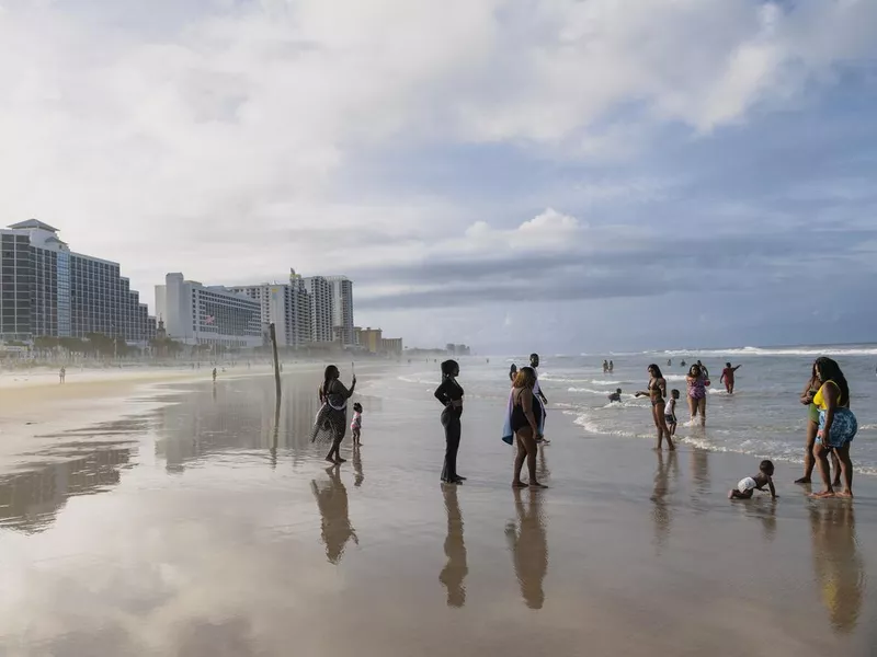 Summer scene at Daytona Beach, Florida