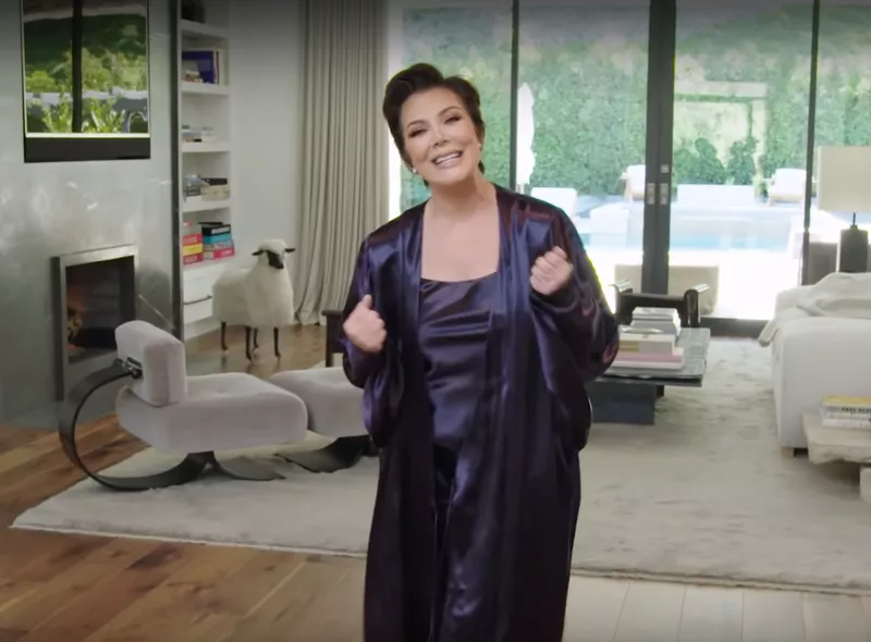 Kris Jenner's living room