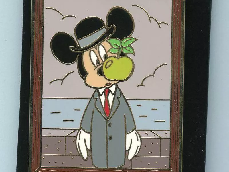 Mickey Mouse Apple Magritte Disney pin