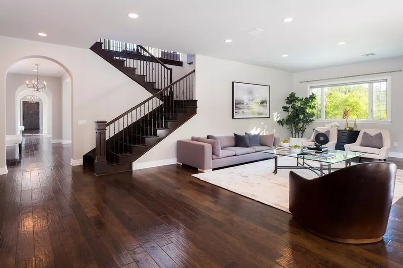 Open floor plan living room