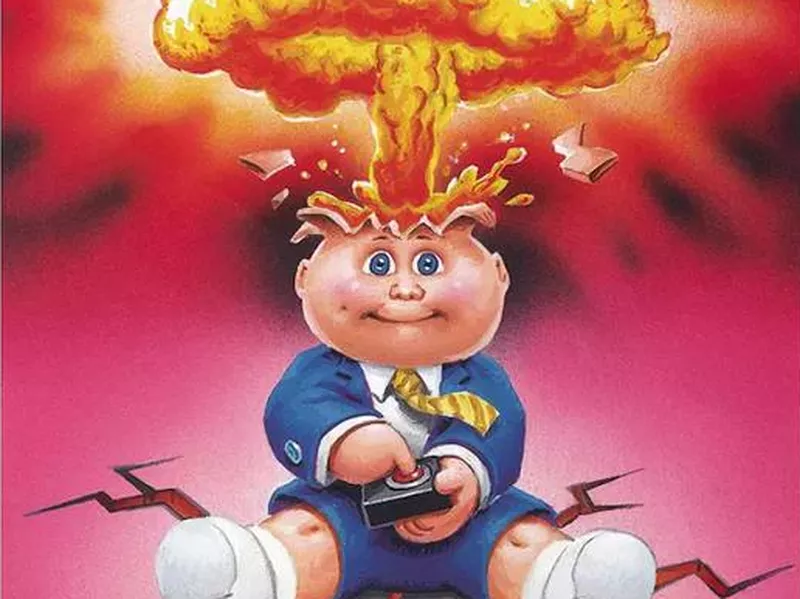 Blasted Billy Garbage Pail Kids card