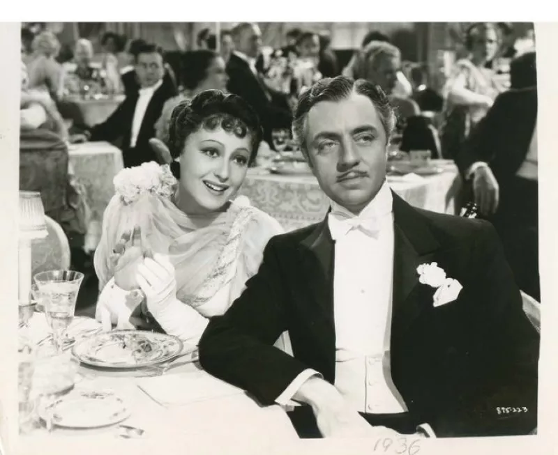 William Powell and Luise Rainer in 