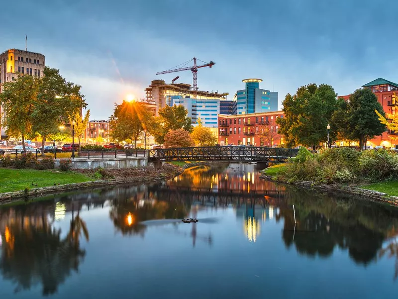 Kalamazoo, Michigan, USA Cityscape