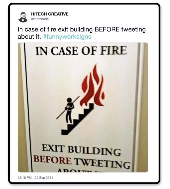 Exit, then tweet