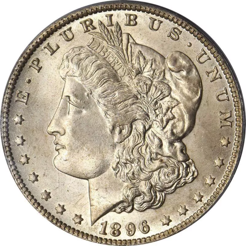 1896-O Morgan Silver Dollar