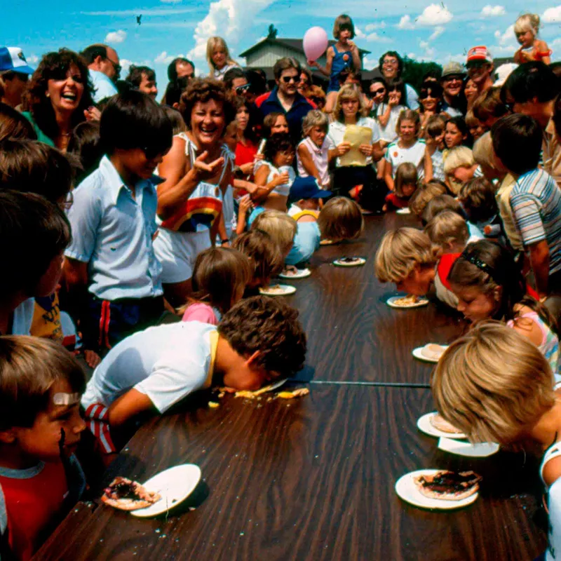 Pie-eating contest