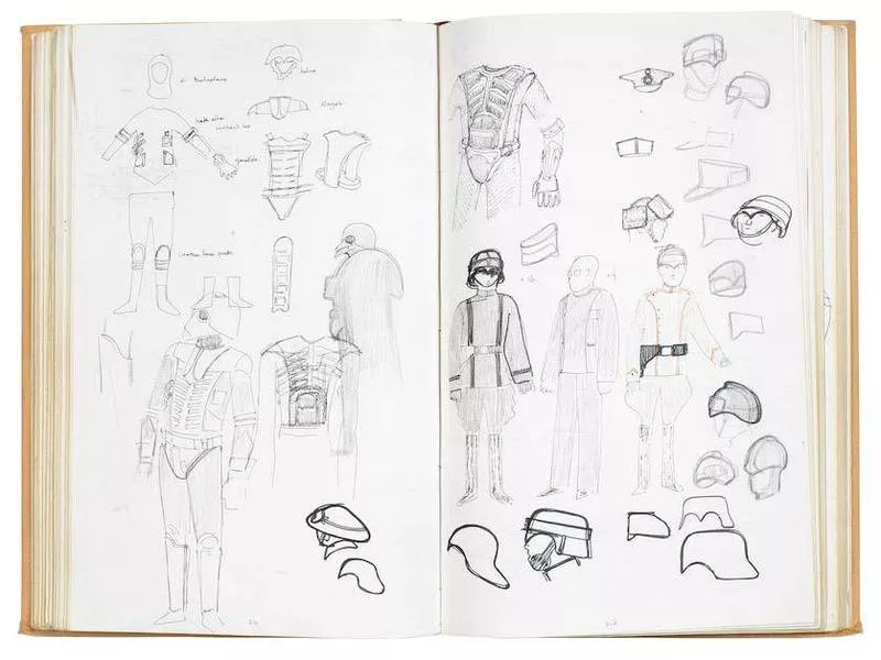 Star Wars original production sketchbook