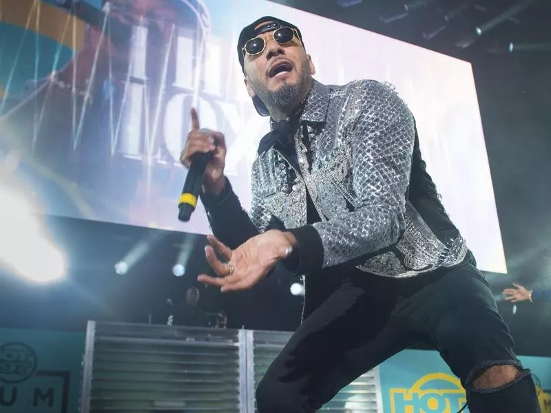 Swizz Beatz performing