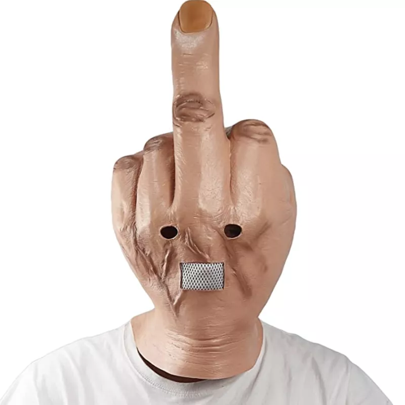 Middle finger costume