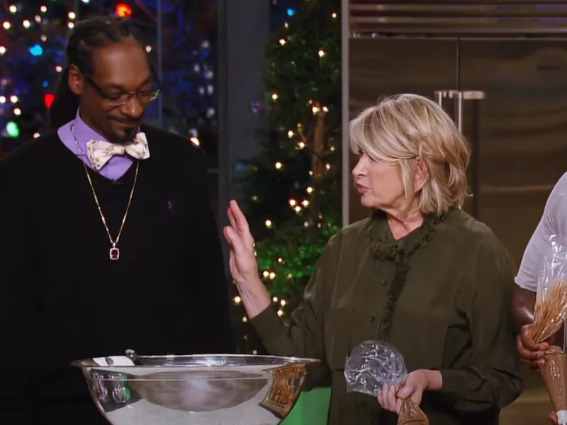 Snoop Dogg and Martha Stewart