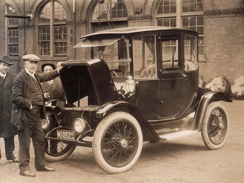 Thomas Edison and Car