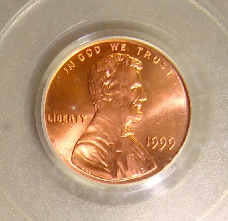 1999 Lincoln Memorial Cent (Wide AM)