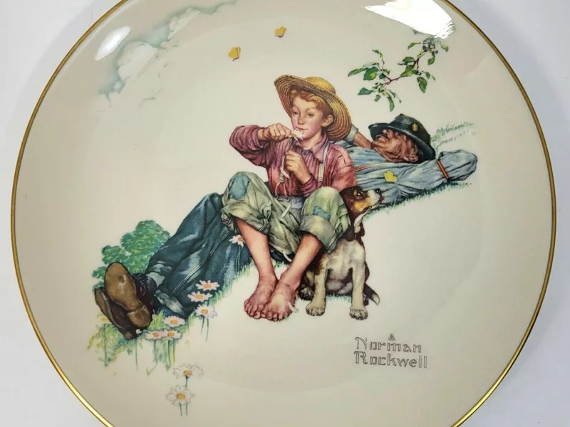 Norman Rockwell plate