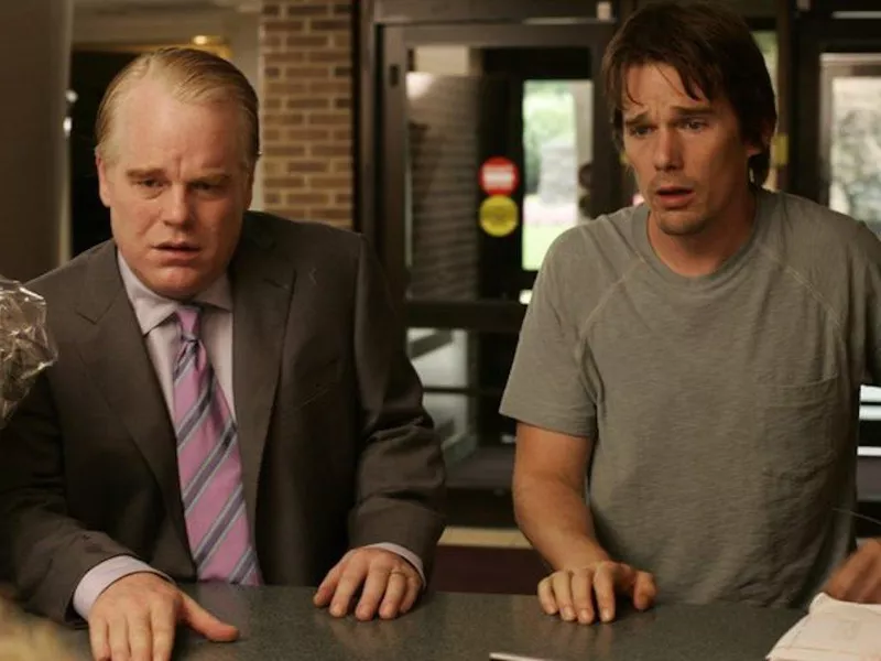 Phillip Seymour Hoffman and Ethan Hawke in Before the Devil Knows You're Dead