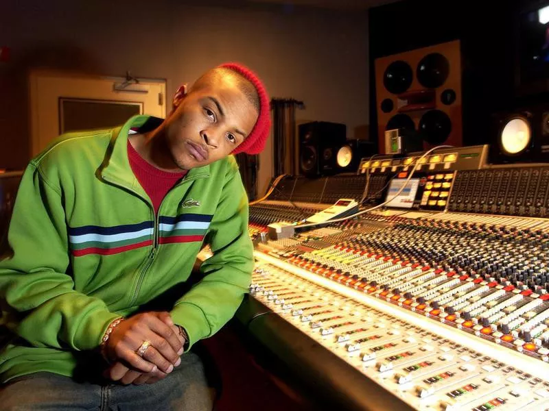 T.I. in the studio