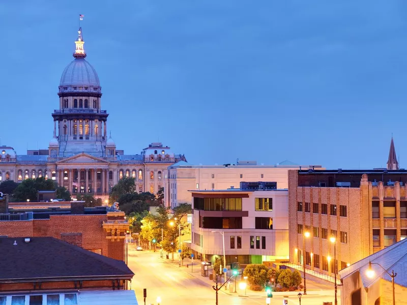 Illinois State Capitol in Springfield