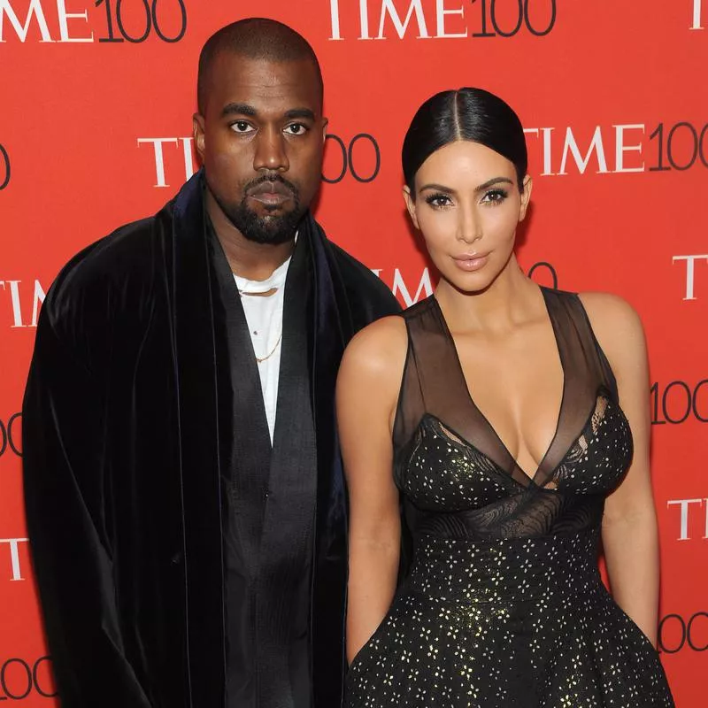 Kim Kardashian and Kanye West